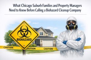 What Chicago Suburb Families and Property Managers Need to Know Before Calling a Biohazard Cleanup Company